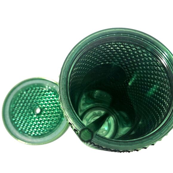 Starbucks 2023 Green Bling Metallic Studded Venti 24 OZ Cold Cup Tumbler New - Picture 6 of 7